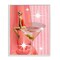 Stupell Industries Vintage Swimmer on Drink Framed Giclee Wall Art Design by Daphne Polselli